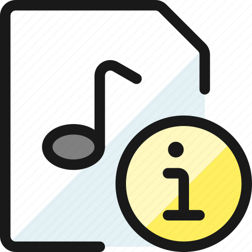 Audio, file, information icon - Download on Iconfinder