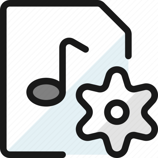 Audio, file, settings icon - Download on Iconfinder