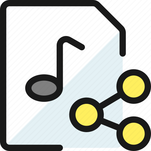 Audio, file, share icon - Download on Iconfinder