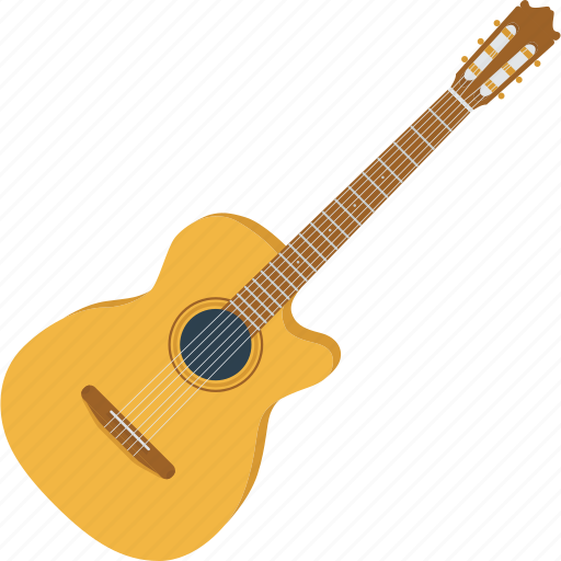 Acoustic, guitar, instrument, music, musician, play icon - Download on Iconfinder