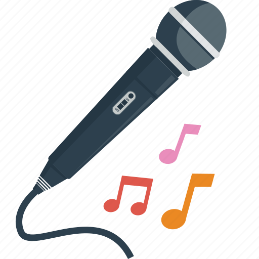 Audio, karaoke, melody, microphone, music, notes, party icon - Download on Iconfinder