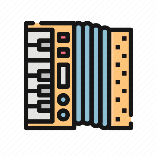 Accordion, audio, instrument, multimedia, music, song, sound icon - Download on Iconfinder