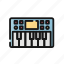 audio, instrument, keyboard, multimedia, music, song, sound 