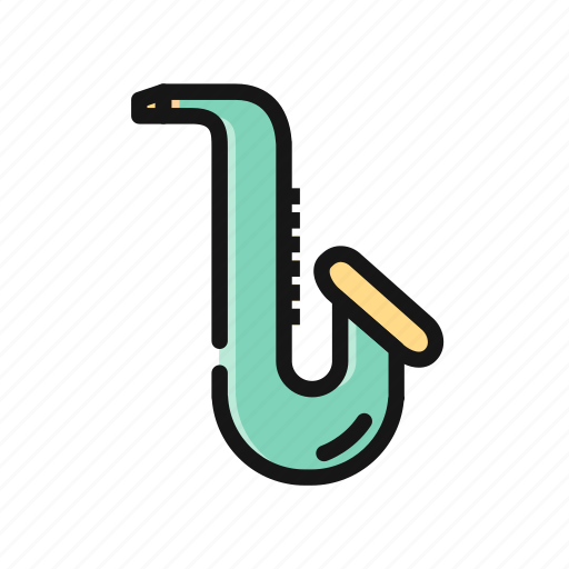 Audio, instrument, multimedia, music, saxophone, song, sound icon - Download on Iconfinder
