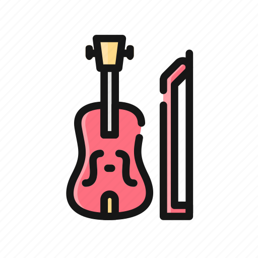 Audio, instrument, multimedia, music, song, sound, violin icon - Download on Iconfinder