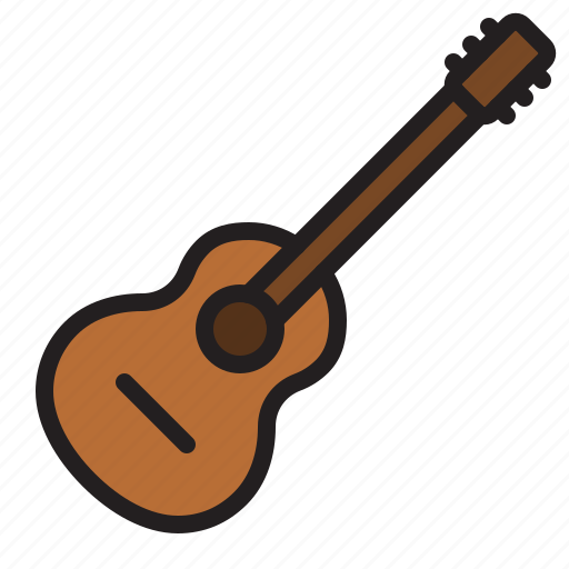 Acoustic, audio, guitar, instrument, music, sound, stringed icon - Download on Iconfinder