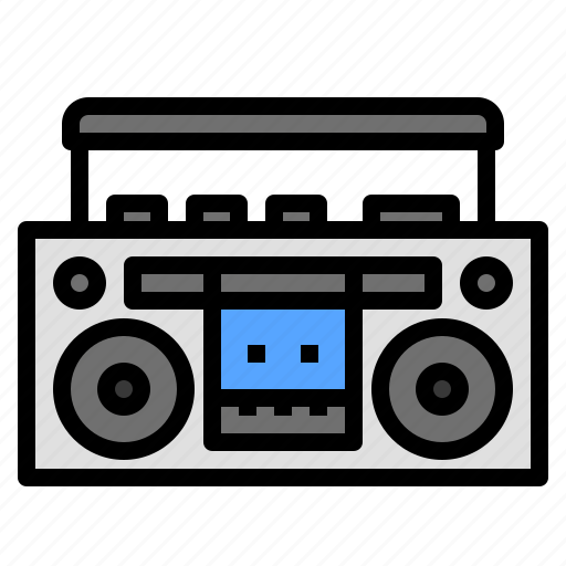 Equipment, music, radio, retro, sound, stereo icon - Download on Iconfinder
