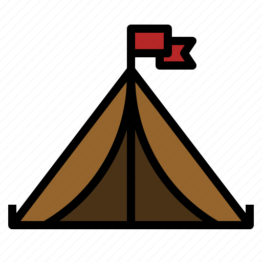 Camping, picnic, shelter, tent, travel icon - Download on Iconfinder