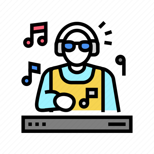 Dj, performing, music, festival, band, equipment icon - Download on Iconfinder