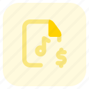 purchase, music, file, dollar