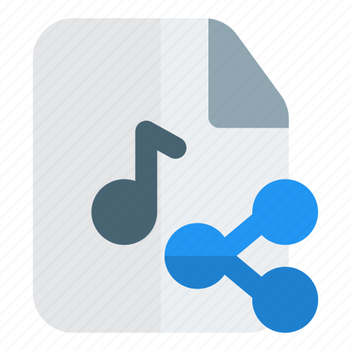 Share, music, file, connect icon - Download on Iconfinder