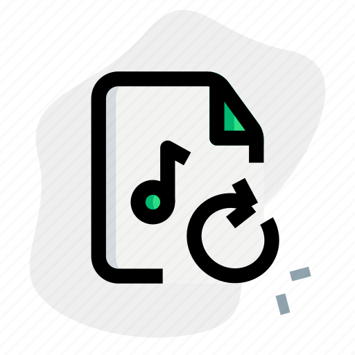 Refresh, music, file, repeat icon - Download on Iconfinder