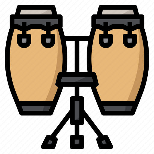 Conga, instrument, music, musical icon - Download on Iconfinder