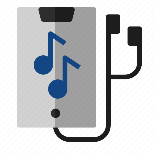 App, earphone, mobile, music, phone, sound icon - Download on Iconfinder
