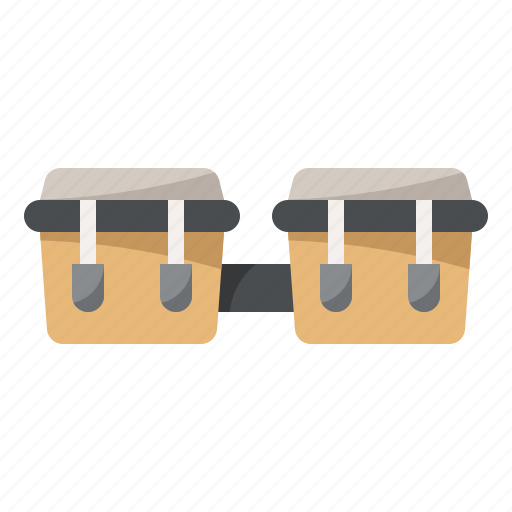 Bongo, drums, instrument, music, musical icon - Download on Iconfinder