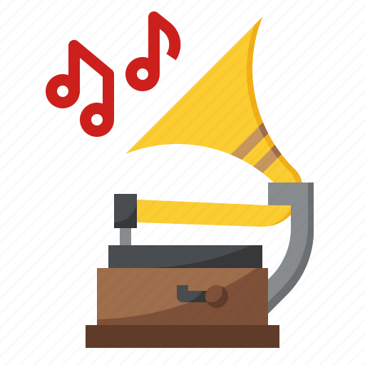 Gramophone, instrument, music, musical icon - Download on Iconfinder