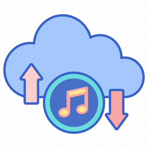 Cloud, music, online, song icon - Download on Iconfinder
