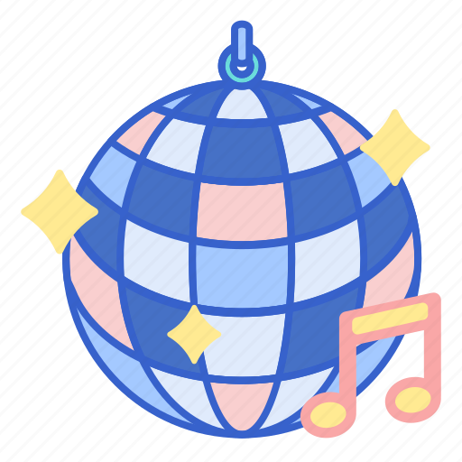 Disco, disco ball, music, song icon - Download on Iconfinder