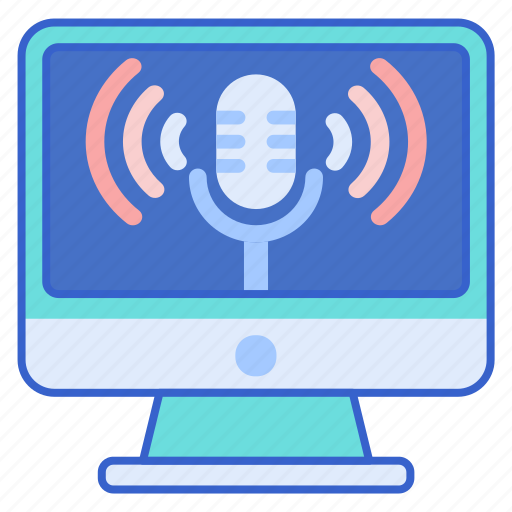 Audio, computer, podcast, technology icon - Download on Iconfinder