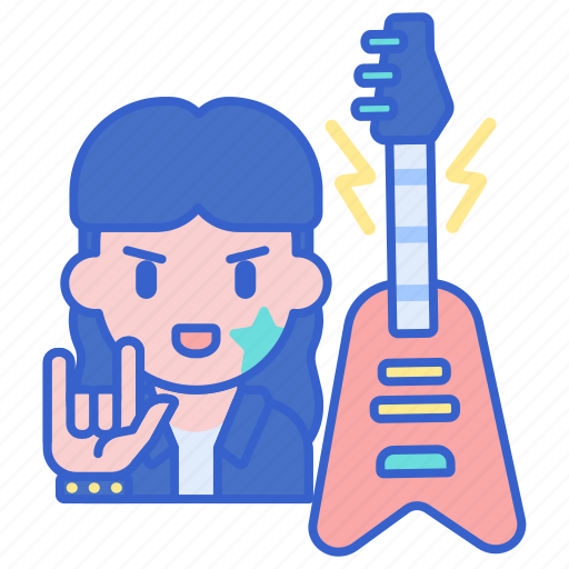 Guitar, music, rock, roll icon - Download on Iconfinder