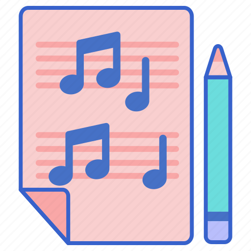 Music, song, text, writer icon - Download on Iconfinder