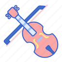 instrument, music, play, violin
