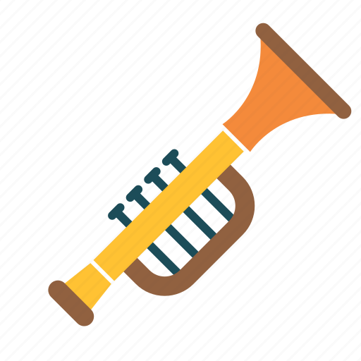Jazz, music, trumpet, fife, instrument, orchestra, wind icon - Download on Iconfinder