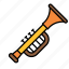 jazz, music, trumpet, fife, instrument, orchestra, wind 