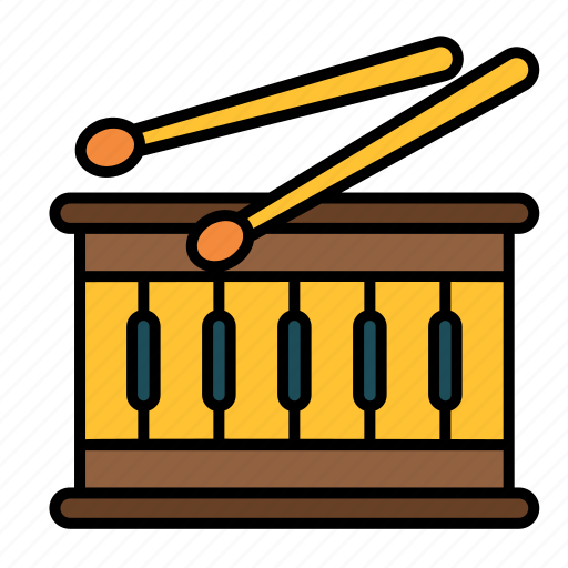 Beat, drum, instrument, snare, drumsticks, percussion, music icon - Download on Iconfinder
