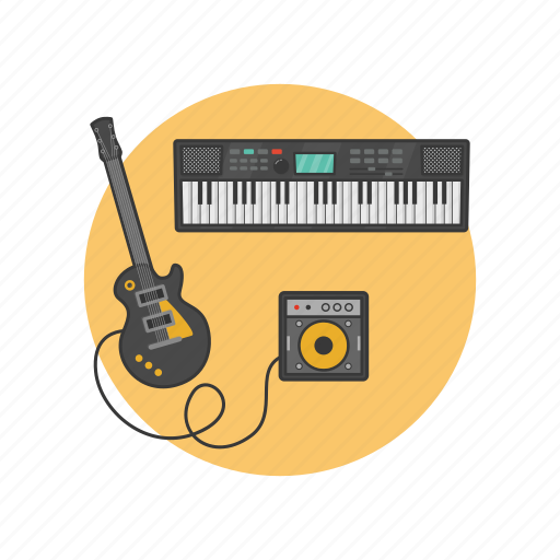 Guitar, instrument, keyboard, music, piano icon - Download on Iconfinder