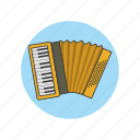 accordion, instrument, music, play, song