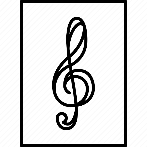 Sheet, music, paper, note, song, orchestra, score icon - Download on Iconfinder