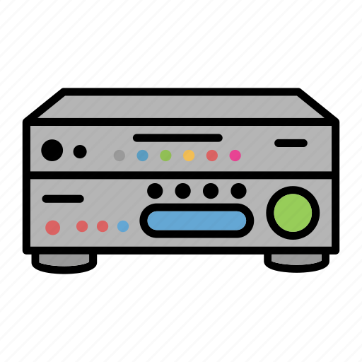 Amplifier, media, music, receiver icon - Download on Iconfinder