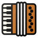accordion, music, instrument