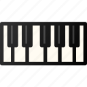 piano, keys, music, instrument