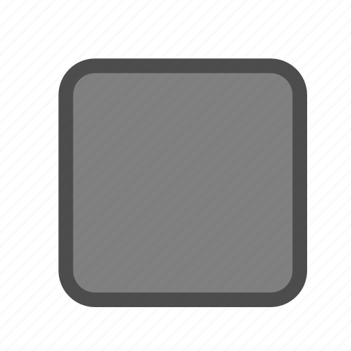 Stop, square, music, recording, video, song, media player icon - Download on Iconfinder