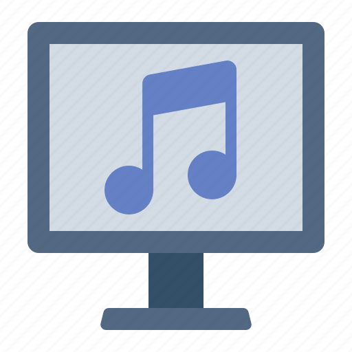 Computer, editing, music, audio, production, sound, music production icon - Download on Iconfinder