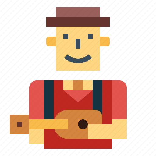 Guitar, guitarist, man, music icon - Download on Iconfinder