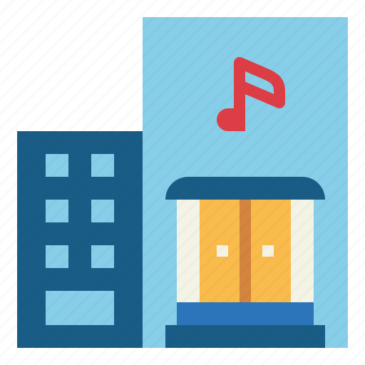 Academy, building, education, music, school icon - Download on Iconfinder