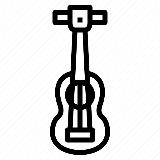 Acoustic, instrument, musical, ukulele icon - Download on Iconfinder