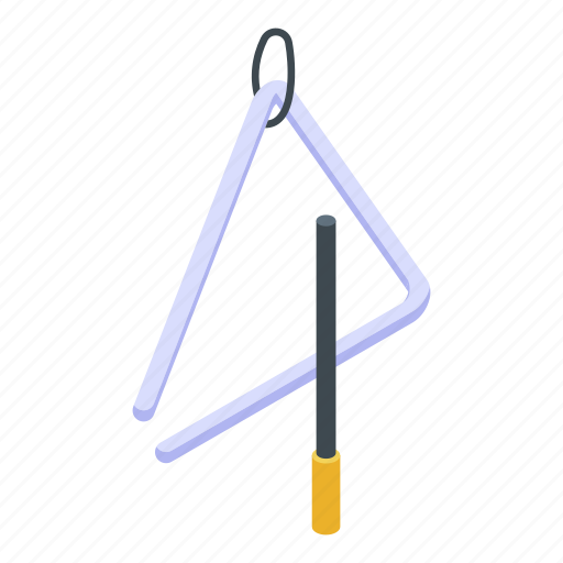 Cartoon, isometric, music, musical, original, school, triangle icon - Download on Iconfinder
