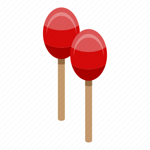 Cartoon, hand, isometric, maracas, music, musical, party icon - Download on Iconfinder