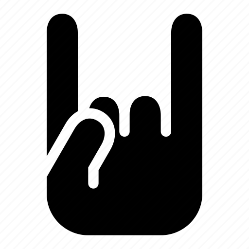 Band, concert, genre, gesture, hand, rock, sign icon - Download on Iconfinder
