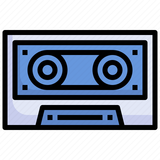 Cassette, tape, radio, electronics, song icon - Download on Iconfinder