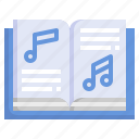 song, book, music, note, learning