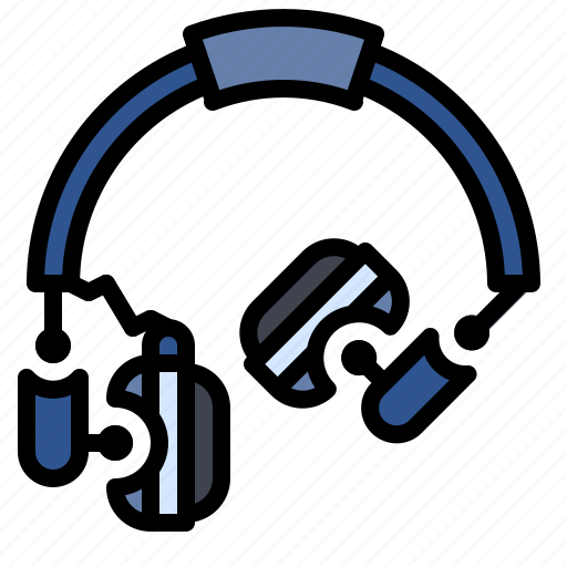 Audio, headphones, headset, music, studio icon - Download on Iconfinder