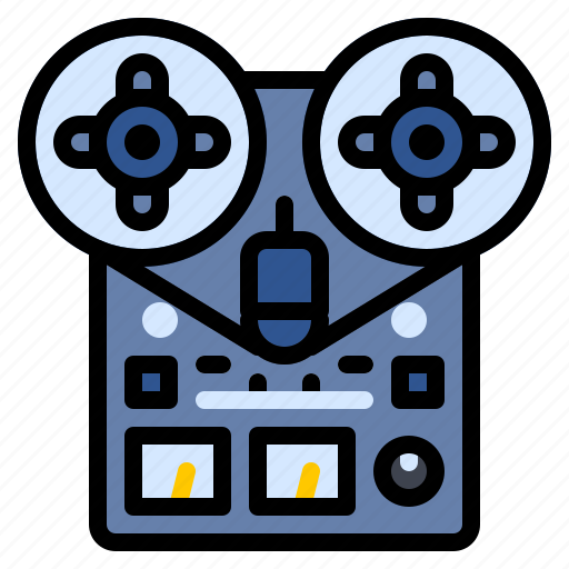 Audio, magnetophone, music, studio, tape icon - Download on Iconfinder