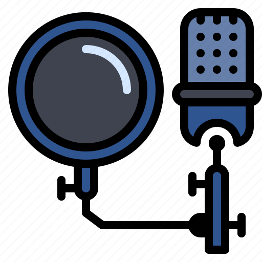 Audio, filter, microphone, pop, studio icon - Download on Iconfinder