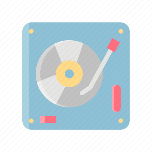 Audio, instrument, multimedia, music, song, sound, turntable icon - Download on Iconfinder
