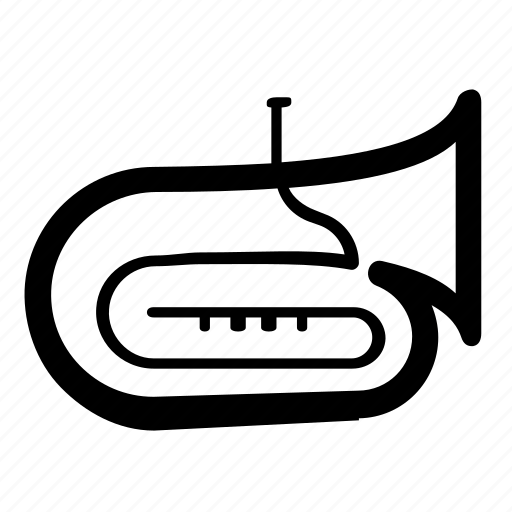 Aerophone, brass, instrument, music, musical, tuba, sound icon - Download on Iconfinder